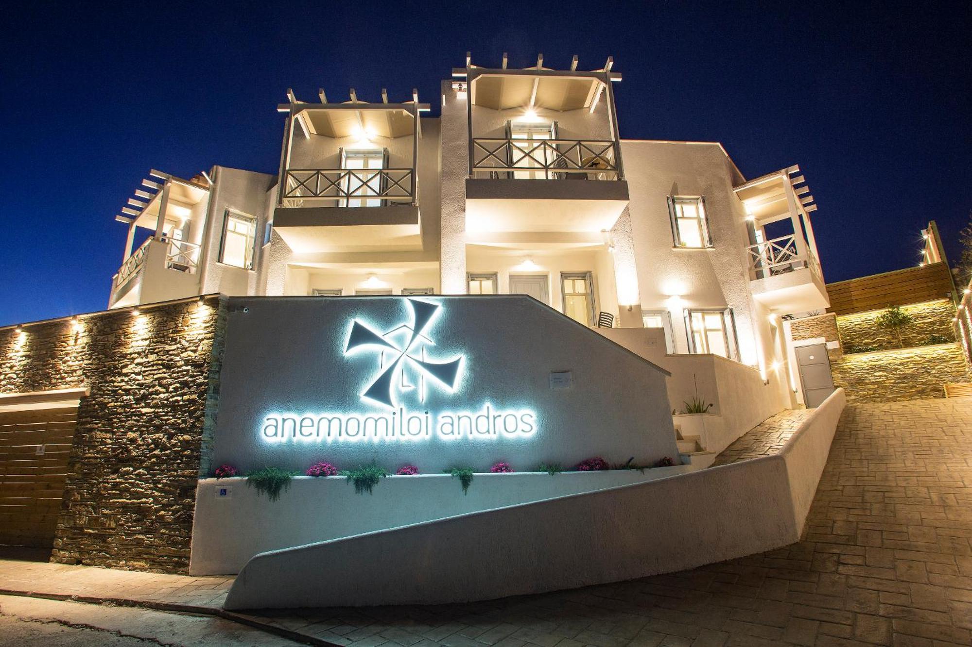 Anemomiloi Andros Hotell Eksteriør bilde